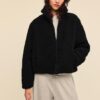 Reißverschlussjacke mit Kunstfellfutter Reißverschlussjacke mit Kunstfellfutter