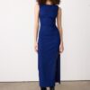 Ärmelloses Midi-Kleid aus Bengaline Ärmelloses Midi-Kleid aus Bengaline