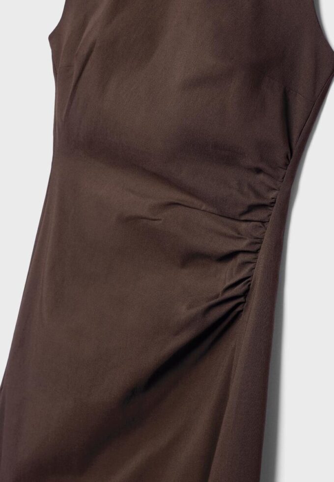 Ärmelloses Midi-Kleid aus Bengaline Ärmelloses Midi-Kleid aus Bengaline