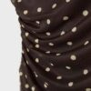 Ärmelloses Midikleid aus Tüll mit Polka-Dots Ärmelloses Midikleid aus Tüll mit Polka-Dots