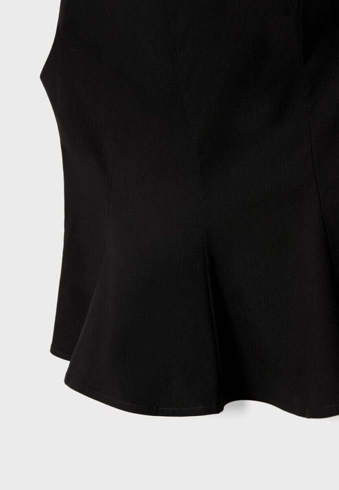 Ärmelloses Peplum-Oberteil Ärmelloses Peplum-Oberteil