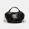Runde Shopper-Tasche mit Metalldetails