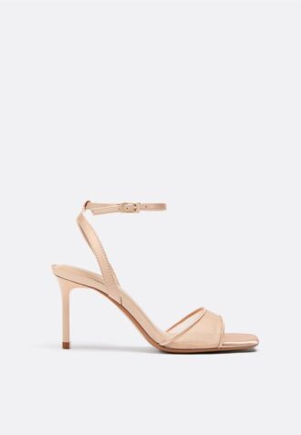 Sandalen mit Mesh-Stilettoabsatz