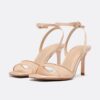 Sandalen mit Mesh-Stilettoabsatz Sandalen mit Mesh-Stilettoabsatz