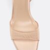 Sandalen mit Mesh-Stilettoabsatz Sandalen mit Mesh-Stilettoabsatz