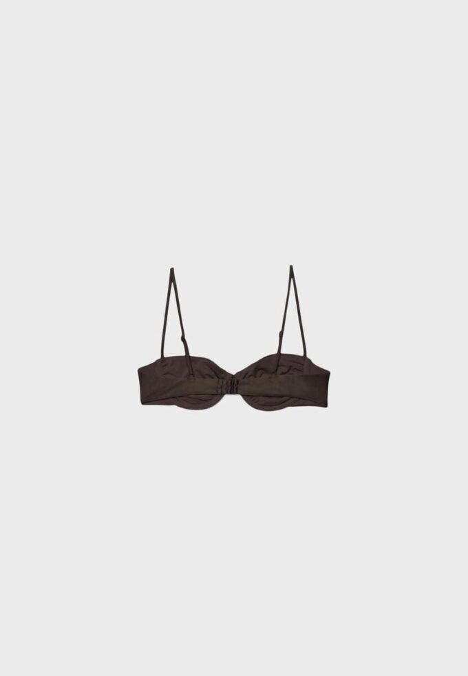 Satin-Balconette-Bikini-Oberteil
