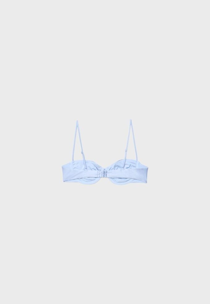 Satin-Balconette-Bikini-Oberteil