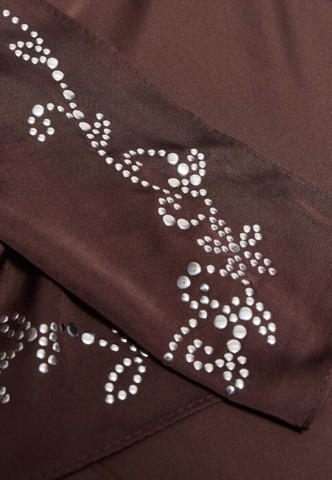 Schal mit Gebiss-Detail