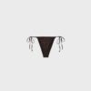 Schimmernde brasilianische Bikinihose
