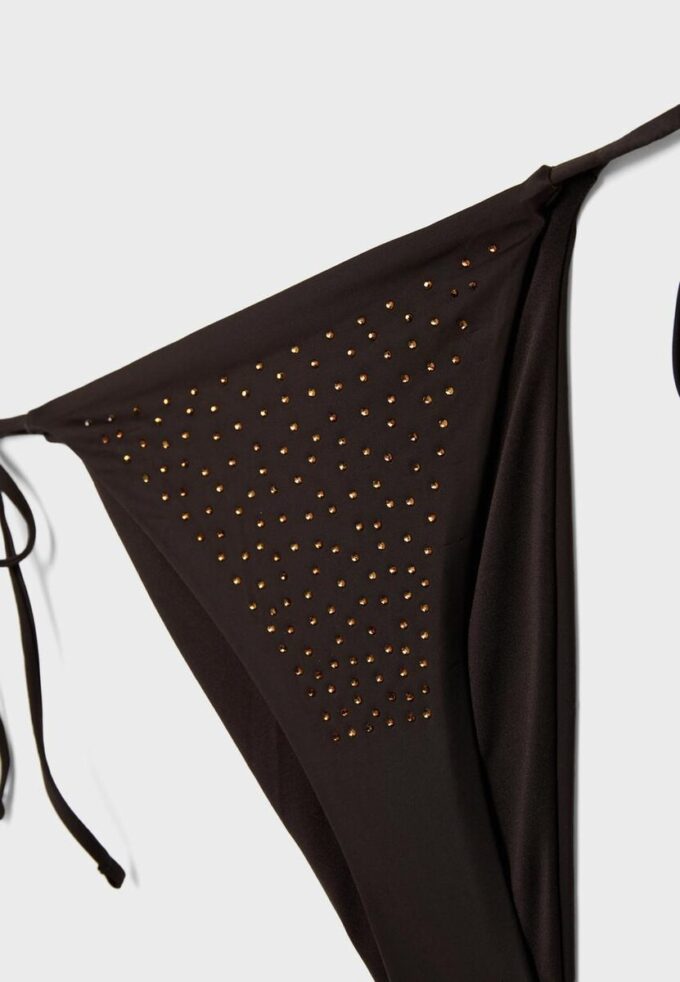 Schimmernde brasilianische Bikinihose