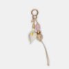 Schlüsselanhänger mit Calla-Lilie aus Perlen Schlüsselanhänger mit Calla-Lilie aus Perlen