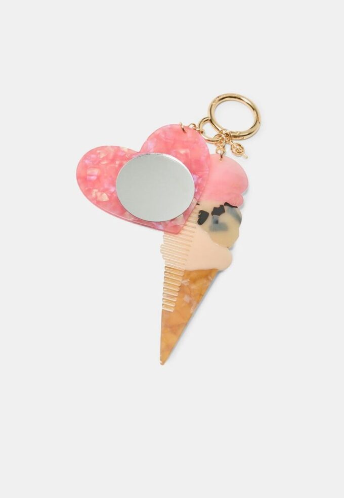 Schlüsselanhänger mit Eiscreme-Anhänger