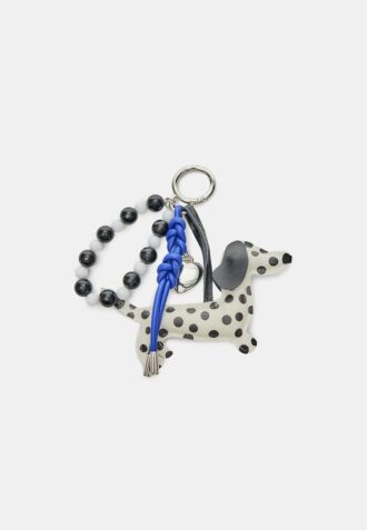 Schlüsselanhänger mit Polka-Dot-Hund-Anhänger