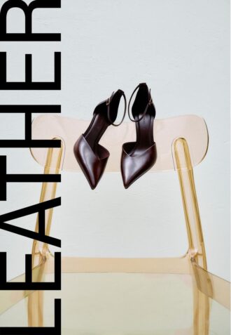 Schuhe mit Lederabsatz