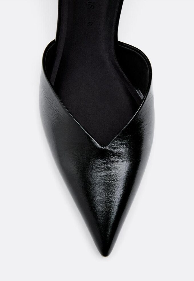 Schuhe mit Lederabsatz