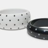 Set mit 2 gepunkteten Armbändern