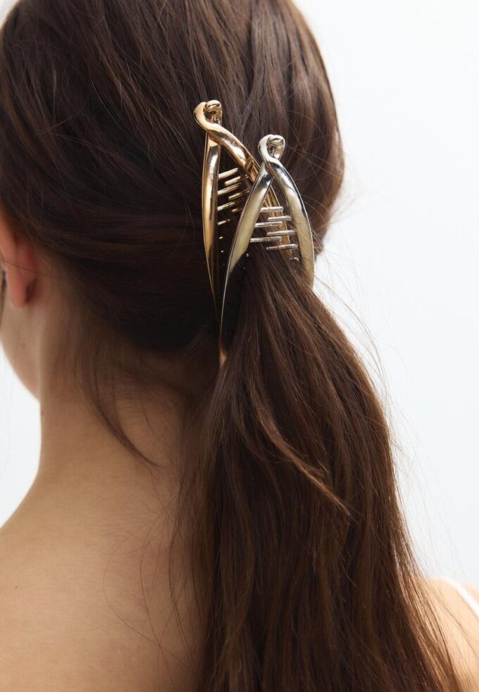 Set mit 2 Metall-Bananenklammern