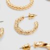 Set mit 6 Paar Ohrringen der Basics