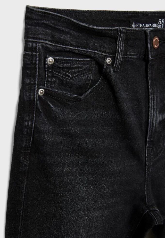 Skinny-Jeans mit normaler Taillenhöhe