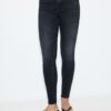 Skinny-Jeans mit normaler Taillenhöhe
