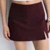 Skort mit Seitenschlitz