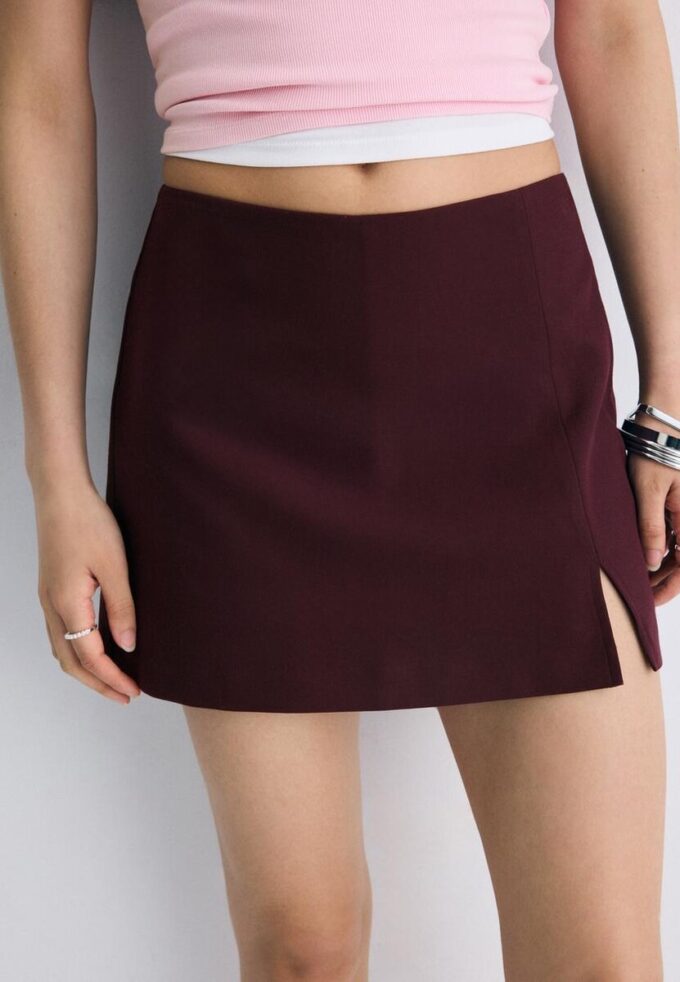 Skort mit Seitenschlitz