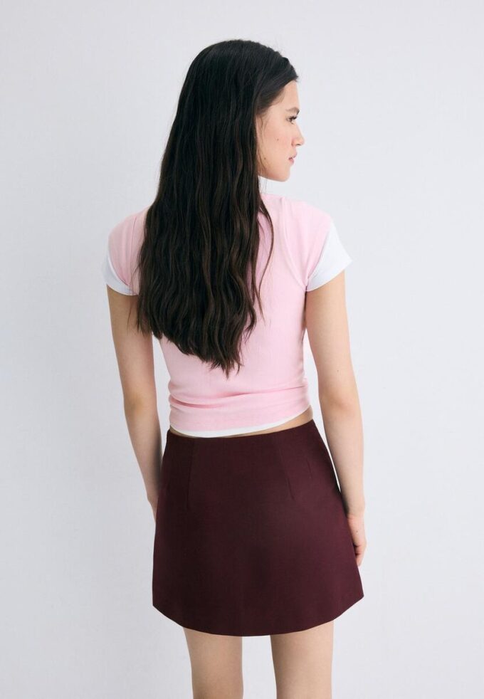 Skort mit Seitenschlitz