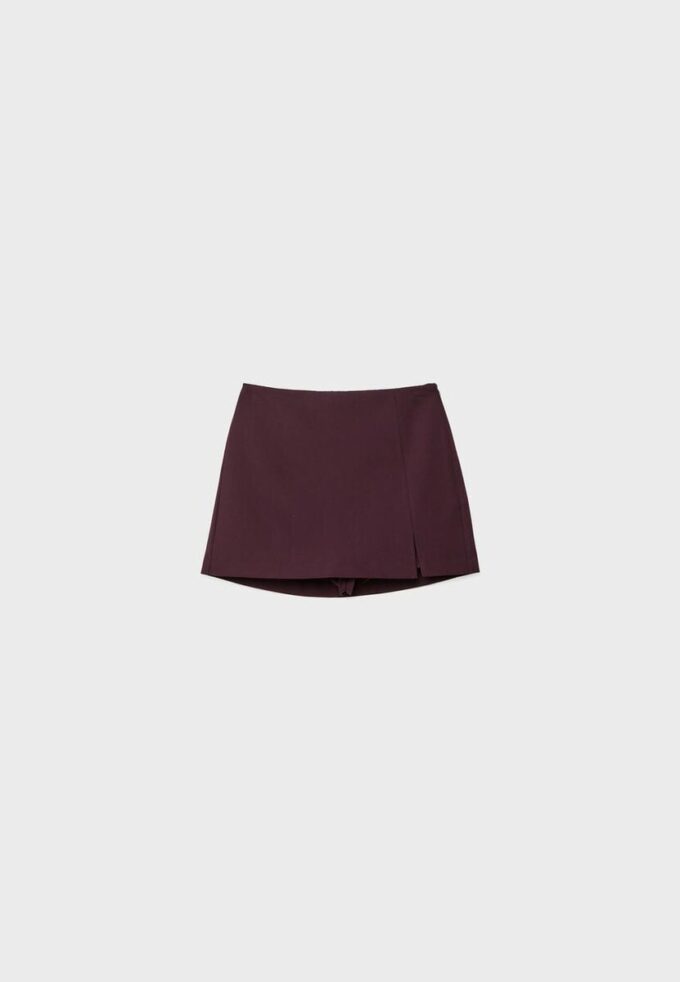 Skort mit Seitenschlitz