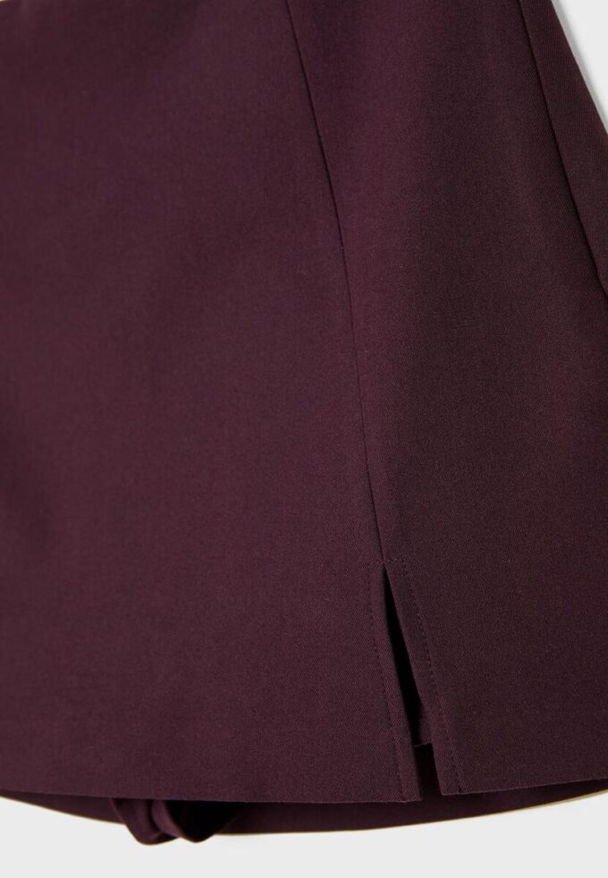 Skort mit Seitenschlitz