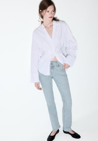 Slim-Fit-Jeans mit niedriger Leibhöhe