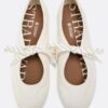 Sneaker-Ballerinas mit Schleife