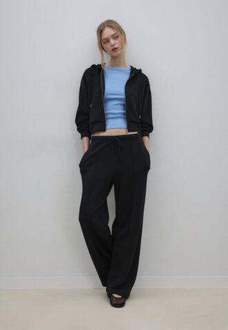 Soft-Feel-Sweatshirt mit Reißverschluss