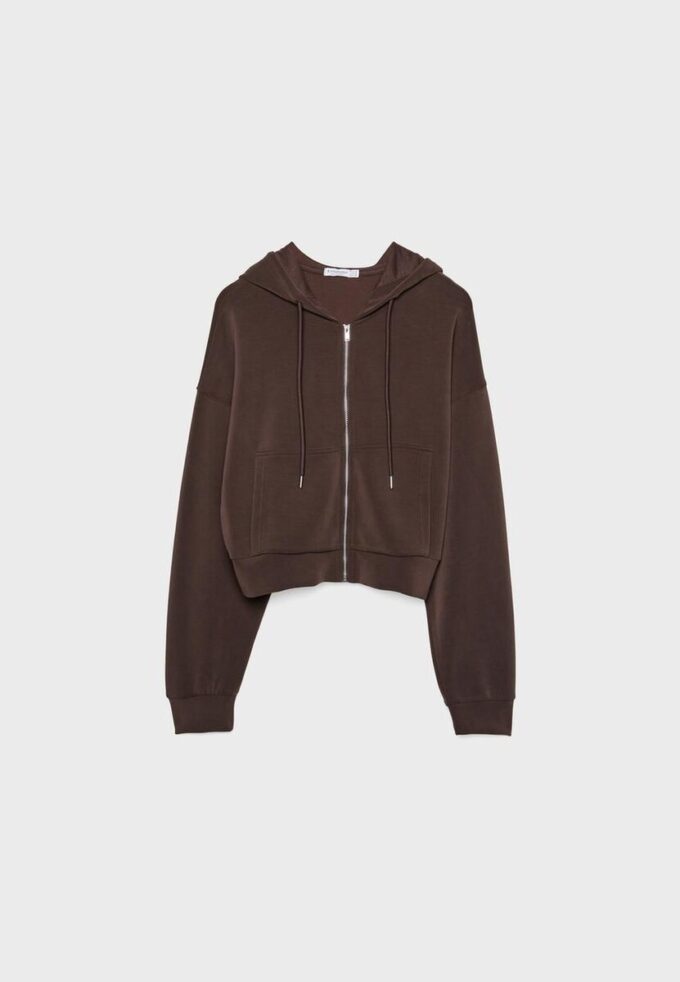 Soft-Feel-Sweatshirt mit Reißverschluss Soft-Feel-Sweatshirt mit Reißverschluss
