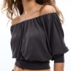 Soft Touch Asymmetrisches T-Shirt