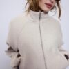 Soft Touch-Bomberjacke im Ballon-Stil Soft Touch-Bomberjacke im Ballon-Stil