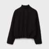 Soft Touch-Bomberjacke im Ballon-Stil