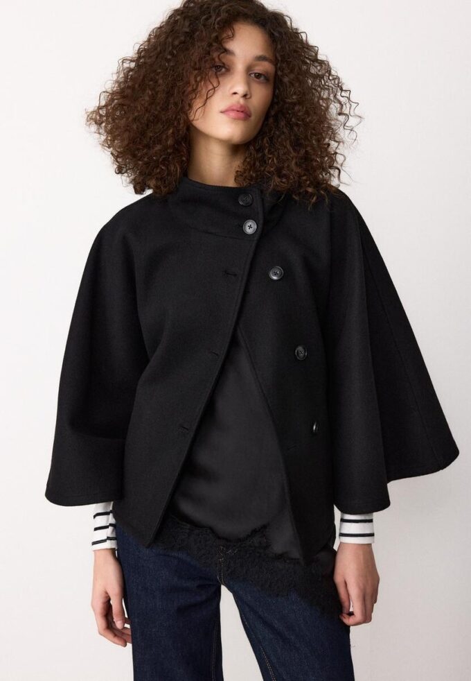 Soft Touch-Cape-Jacke