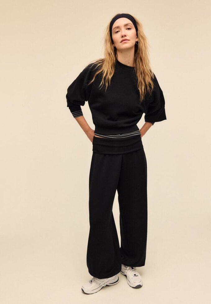 Soft Touch-Jogginghose im Ballon-Stil mit umgeschlagenem Bund Soft Touch-Jogginghose im Ballon-Stil mit umgeschlagenem Bund