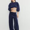 Soft Touch-Jogginghose im Ballon-Stil mit umgeschlagenem Bund Soft Touch-Jogginghose im Ballon-Stil mit umgeschlagenem Bund