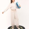 Soft Touch-Jogginghose im Ballon-Stil mit umgeschlagenem Bund Soft Touch-Jogginghose im Ballon-Stil mit umgeschlagenem Bund
