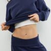 Soft Touch-Jogginghose im Ballon-Stil mit umgeschlagenem Bund Soft Touch-Jogginghose im Ballon-Stil mit umgeschlagenem Bund
