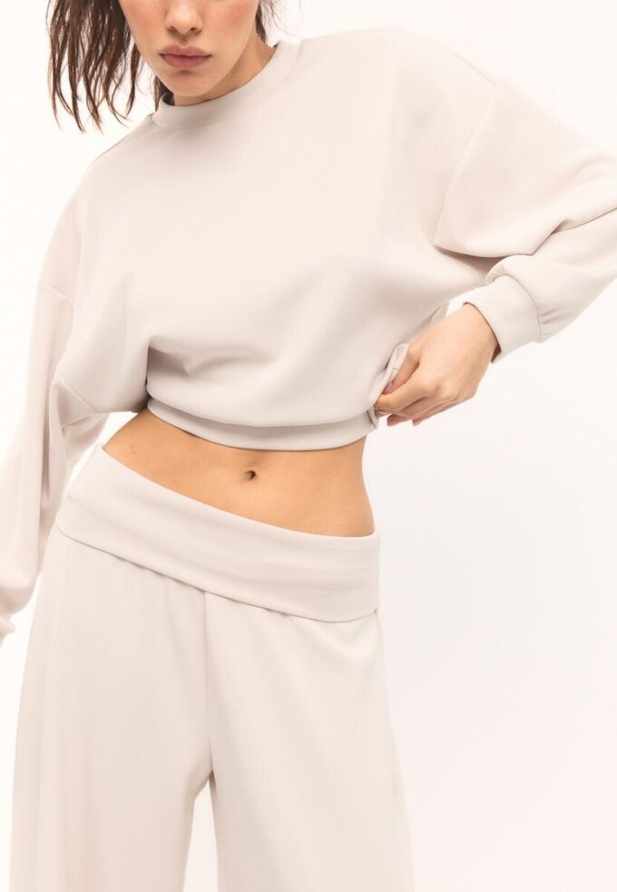 Soft Touch-Jogginghose im Ballon-Stil mit umgeschlagenem Bund Soft Touch-Jogginghose im Ballon-Stil mit umgeschlagenem Bund