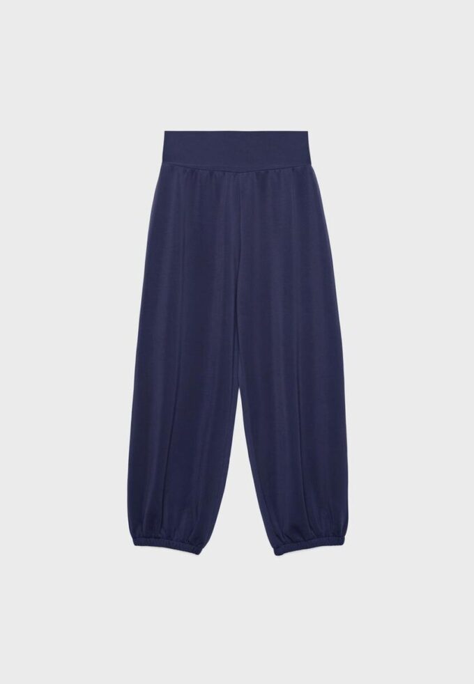 Soft Touch-Jogginghose im Ballon-Stil mit umgeschlagenem Bund Soft Touch-Jogginghose im Ballon-Stil mit umgeschlagenem Bund
