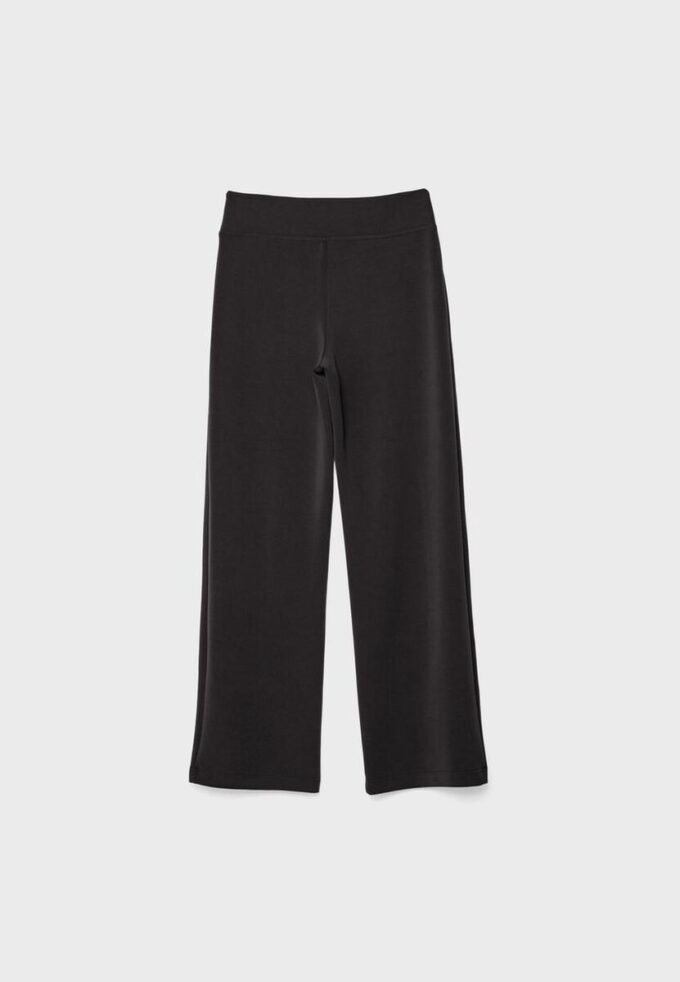 Soft Touch-Jogginghose mit geradem Bein und Biesen