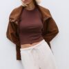 Soft Touch-Jogginghose mit Wide Leg und Nahtdetail vorne Soft Touch-Jogginghose mit Wide Leg und Nahtdetail vorne