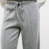 Soft Touch-Jogginghose mit Wide Leg und Nahtdetail vorne Soft Touch-Jogginghose mit Wide Leg und Nahtdetail vorne