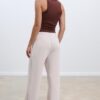 Soft Touch-Jogginghose mit Wide Leg und Nahtdetail vorne Soft Touch-Jogginghose mit Wide Leg und Nahtdetail vorne