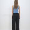 Soft Touch-Jogginghose mit Wide Leg und Nahtdetail vorne Soft Touch-Jogginghose mit Wide Leg und Nahtdetail vorne
