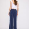 Soft Touch-Jogginghose mit Wide Leg und Nahtdetail vorne Soft Touch-Jogginghose mit Wide Leg und Nahtdetail vorne