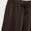 Soft Touch-Jogginghose mit Wide Leg und Nahtdetail vorne Soft Touch-Jogginghose mit Wide Leg und Nahtdetail vorne